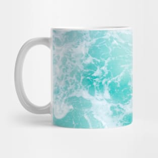 Sea waves turquoise Mug